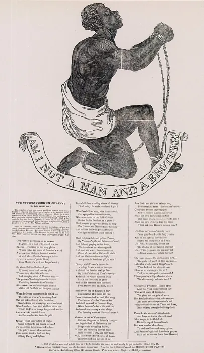 Framed Print : Am I Not A Man and A Brother Framed Print : Am I Not A Man and A Brother