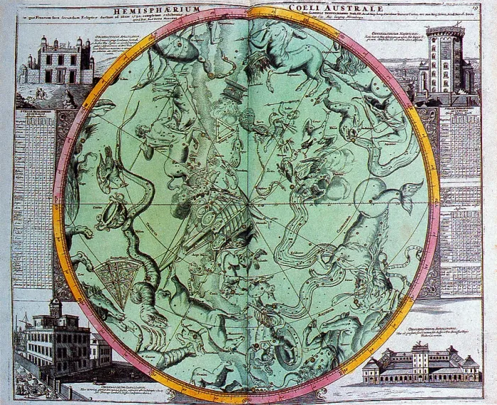 Framed Print : Illustration from Atlas Coelestis