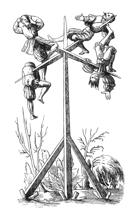 Framed Print : Impalement, Method of Torture and Execution, 1552 Framed Print : Impalement, Method of Torture and Execution, 1552