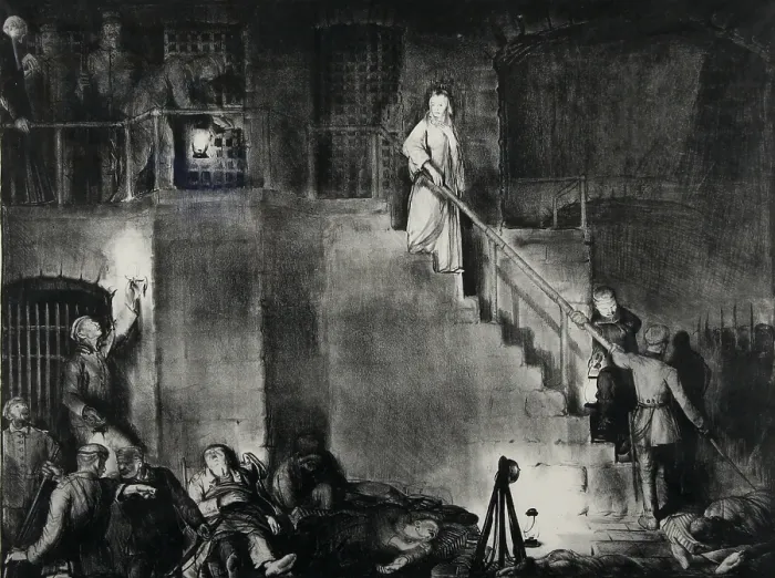 Framed Print : Impending Execution of Edith Cavell, 1915 Framed Print : Impending Execution of Edith Cavell, 1915