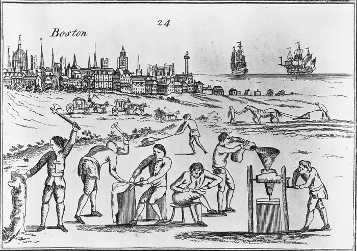 Framed Print : Industrious Americans Framed Print : Industrious Americans