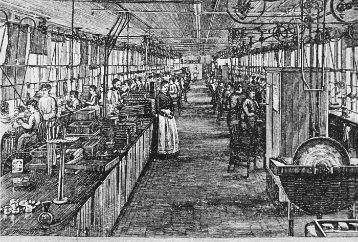 Framed Print : Mill industry