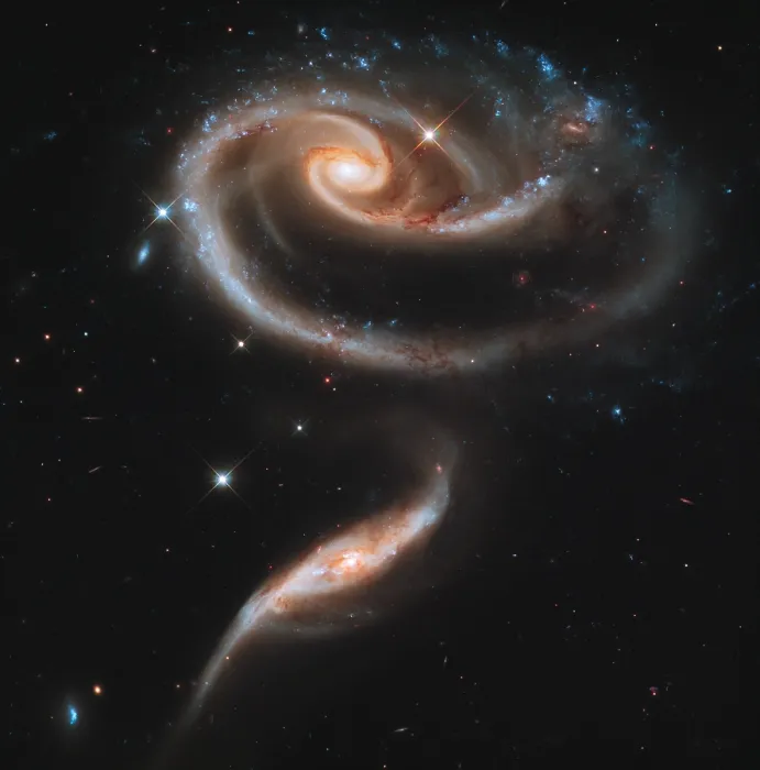 Framed Print : Interacting Galaxies Arp 273