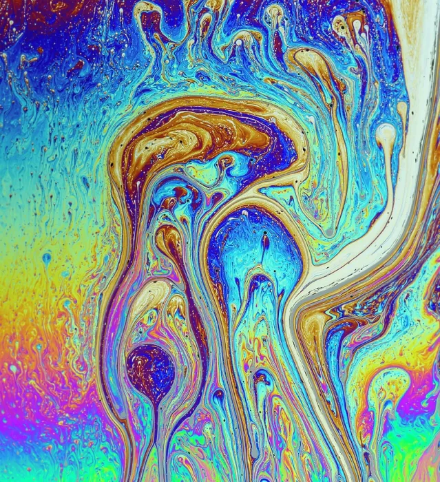 Framed Print : Interference colors on soap film Framed Print : Interference colors on soap film