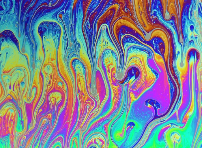 Framed Print : Interference colors on soap film Framed Print : Interference colors on soap film
