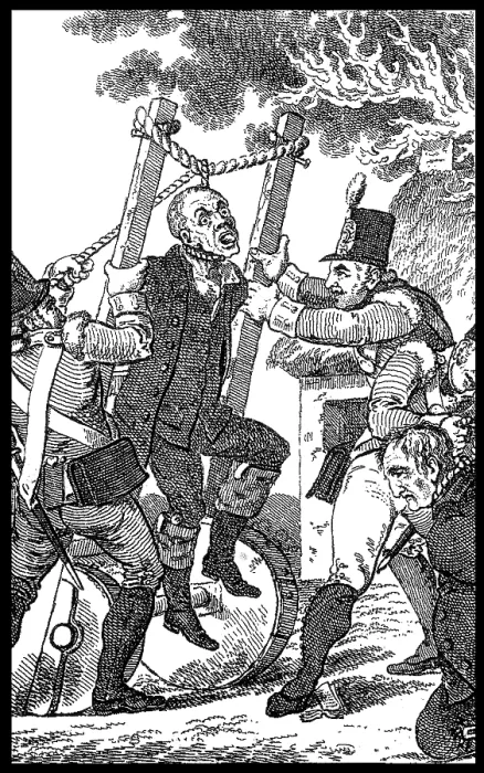 Framed Print : Irish Rebellion of 1798, Half-Hanging Torture Framed Print : Irish Rebellion of 1798, Half-Hanging Torture