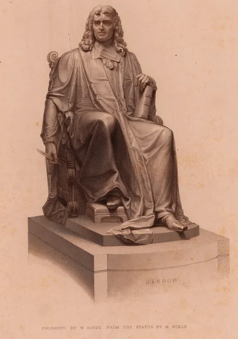 Framed Print : Isaac Barrow, English Mathematician