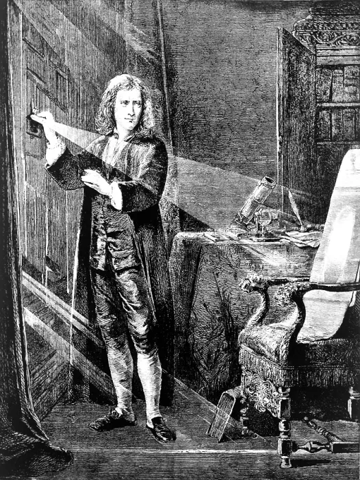 Framed Print : Isaac Newton, Ray of Light Framed Print : Isaac Newton, Ray of Light