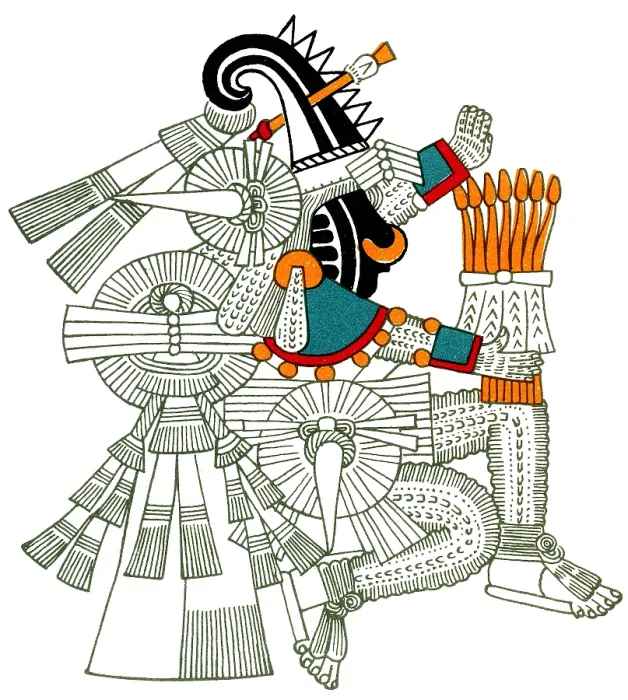 Framed Print : Iztlacoliuhqui, Aztec God of Frost, 15th century Framed Print : Iztlacoliuhqui, Aztec God of Frost, 15th century