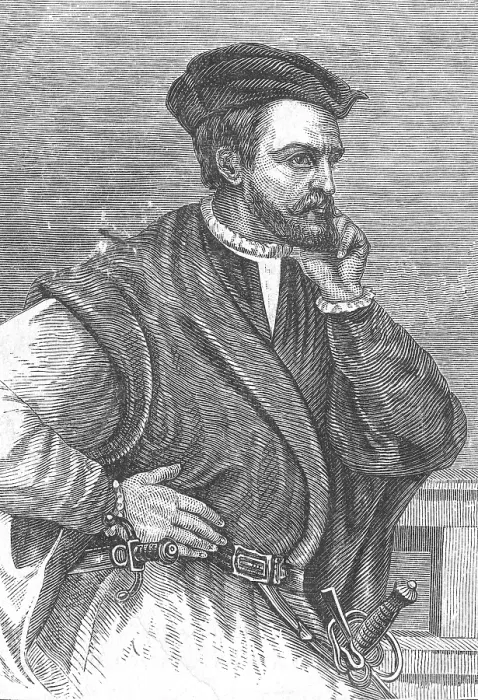 Framed Print : Jacques Cartier, French Explorer Framed Print : Jacques Cartier, French Explorer
