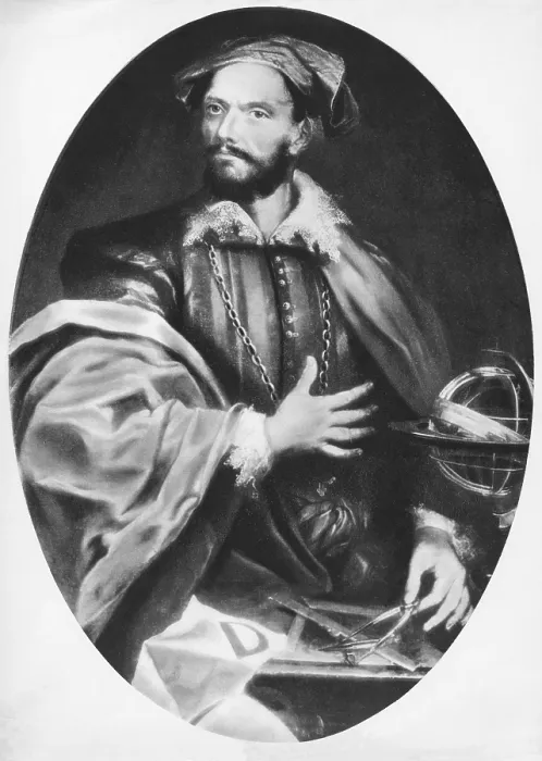 Framed Print : Jacques Cartier, French Explorer