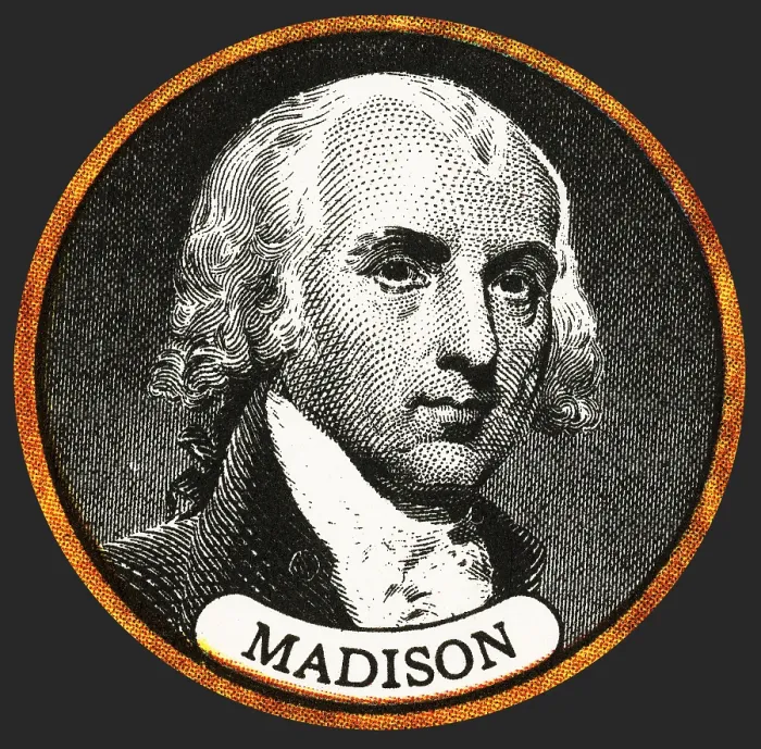 Framed Print : James Madison, 4th U.S. President Framed Print : James Madison, 4th U.S. President