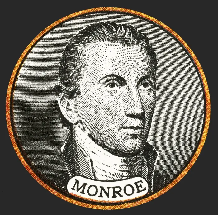 Framed Print : James Monroe, 5th U.S. President Framed Print : James Monroe, 5th U.S. President