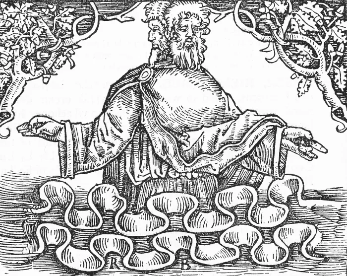 Framed Print : Janus, Roman god