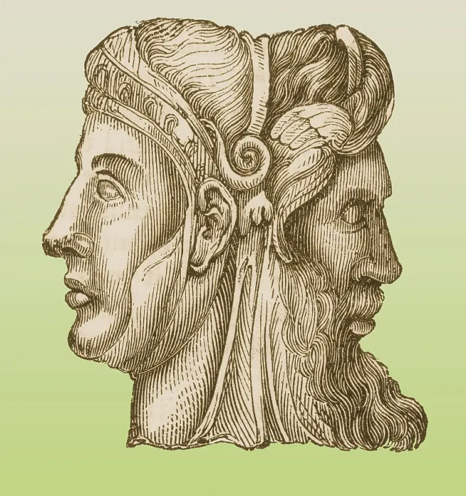 Framed Print : Janus, Roman god Framed Print : Janus, Roman god