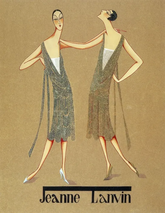 Framed Print : Jeanne Lanvin Fashion Design, 1925 Framed Print : Jeanne Lanvin Fashion Design, 1925