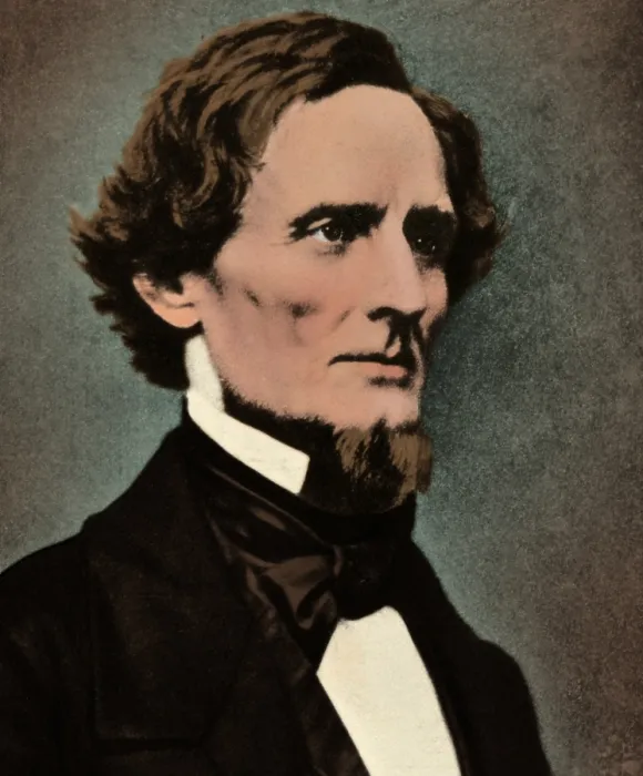 Framed Print : Jefferson Davis, President of the Confederacy