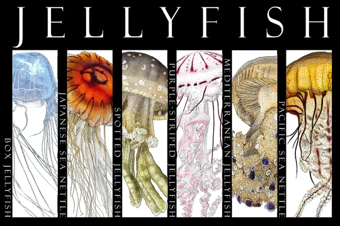 Framed Print : Jellyfish, Poster Framed Print : Jellyfish, Poster