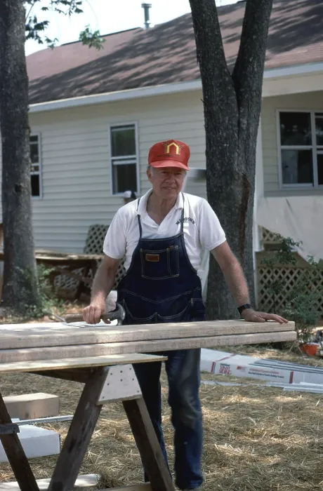 Framed Print : Jimmy Carter, Habitat for Humanity Framed Print : Jimmy Carter, Habitat for Humanity