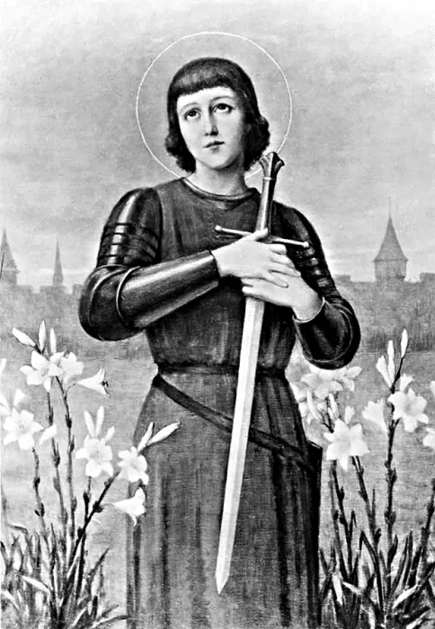 Framed Print : Joan of Arc, French National Heroine Framed Print : Joan of Arc, French National Heroine