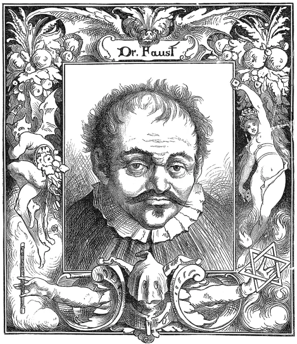 Framed Print : Johann Georg Faust, German Alchemist Framed Print : Johann Georg Faust, German Alchemist