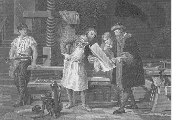 Framed Print : Johannes Gutenberg, German Inventor and Publisher Framed Print : Johannes Gutenberg, German Inventor and Publisher