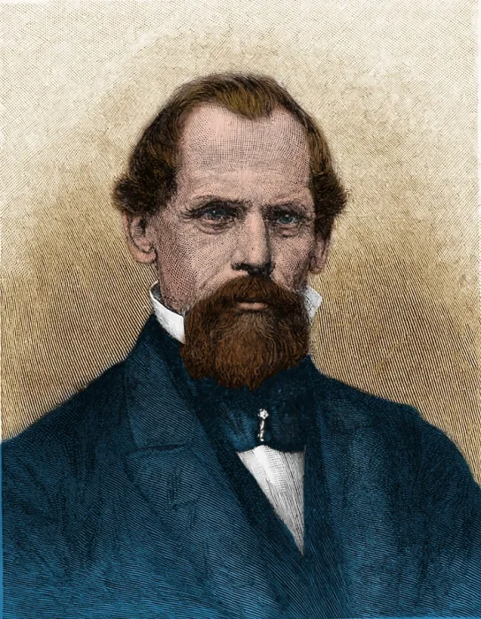 Framed Print : John A. Roebling, German-American Civil Engineer Framed Print : John A. Roebling, German-American Civil Engineer