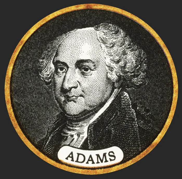 Framed Print : John Adams, 2nd U.S. President