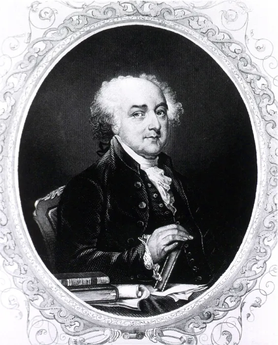 Framed Print : John Adams, 2nd U.S. President