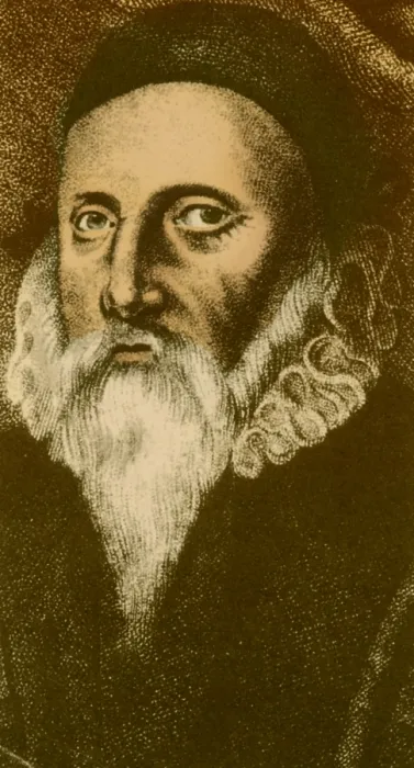 Framed Print : John Dee, English Alchemist and Mathematician