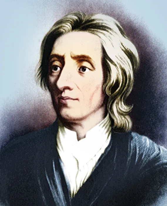 Framed Print : John Locke, English Enlightenment Philosopher