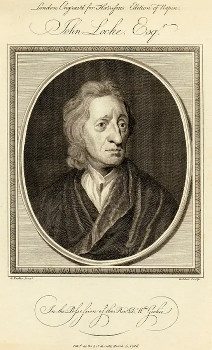Framed Print : John Locke, English Philosopher Framed Print : John Locke, English Philosopher