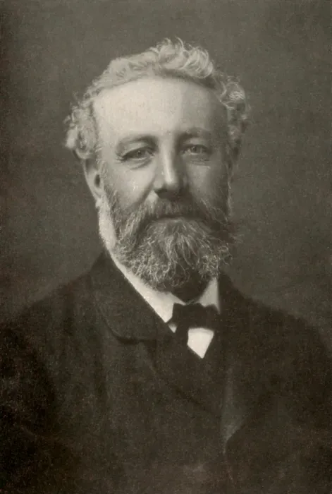 Framed Print : Jules Verne, French Author