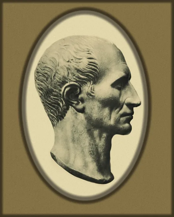 Framed Print : Julius Caesar, Roman General and Statesman Framed Print : Julius Caesar, Roman General and Statesman
