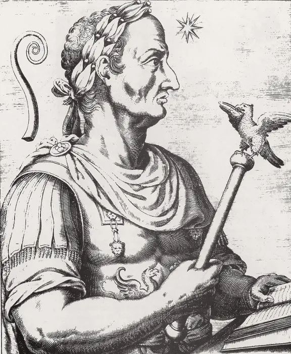 Framed Print : Julius Caesar, Roman General and Statesman Framed Print : Julius Caesar, Roman General and Statesman