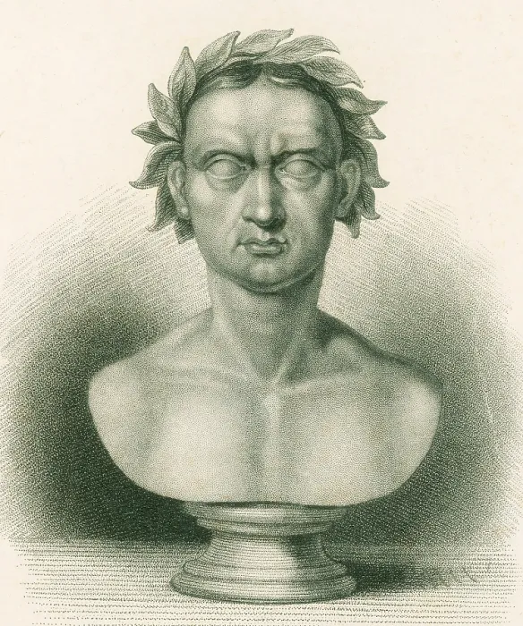 Framed Print : Julius Caesar, Roman General and Statesman Framed Print : Julius Caesar, Roman General and Statesman
