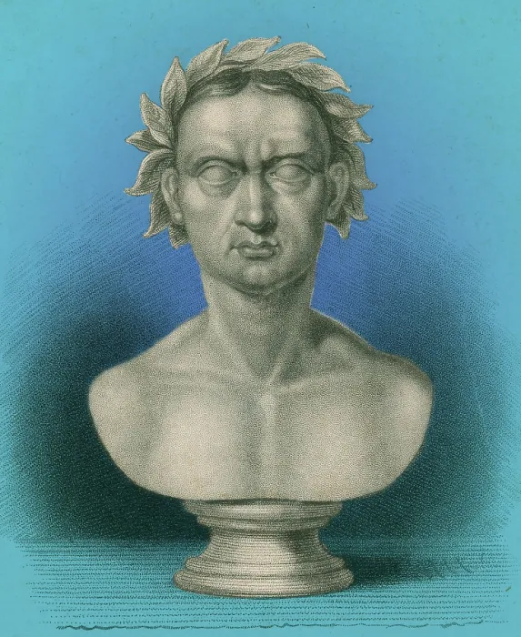 Framed Print : Julius Caesar, Roman General and Statesman Framed Print : Julius Caesar, Roman General and Statesman