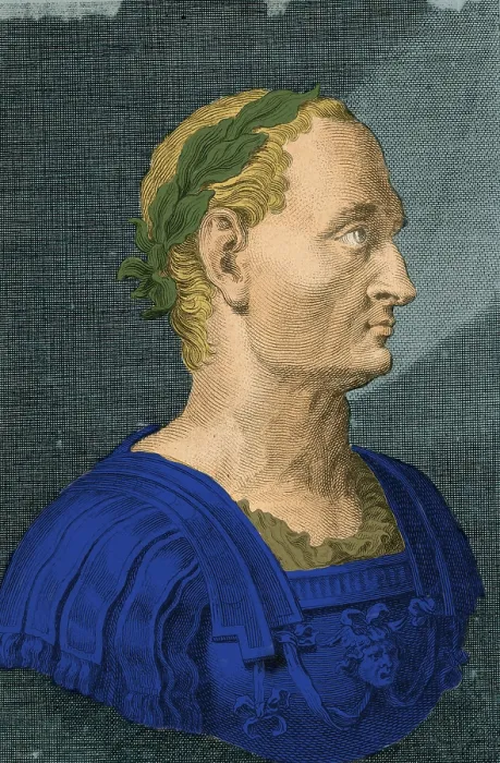 Framed Print : Julius Caesar, Roman General and Statesman Framed Print : Julius Caesar, Roman General and Statesman