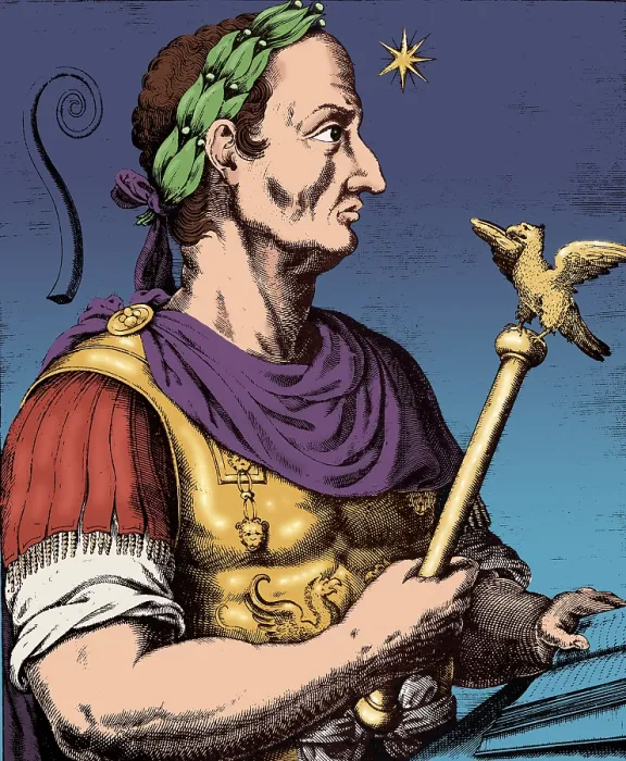 Framed Print : Julius Caesar, Roman General and Statesman Framed Print : Julius Caesar, Roman General and Statesman