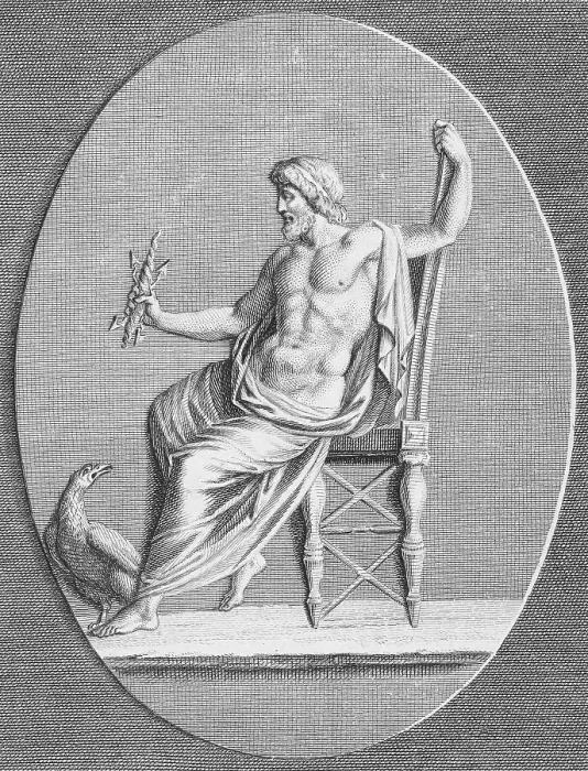 Framed Print : Jupiter, Roman God of Sky and Thunder