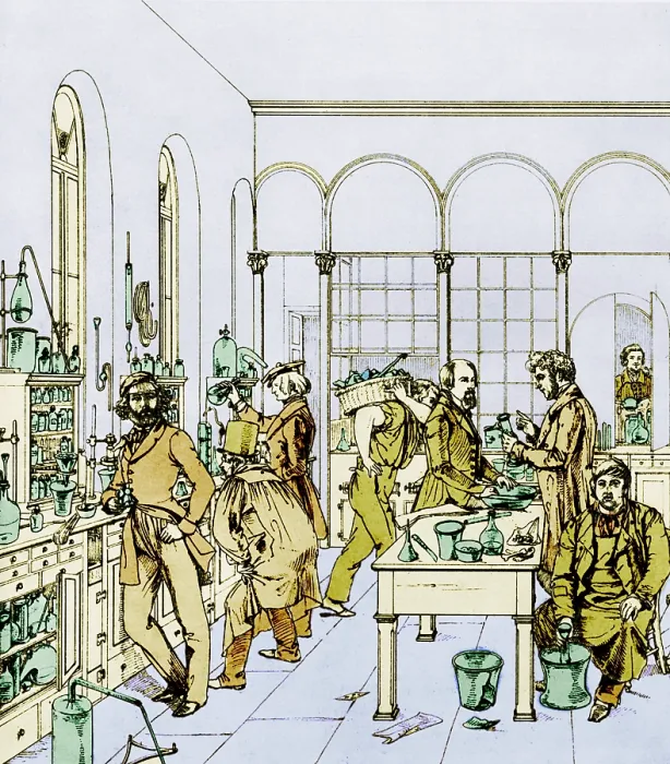 Framed Print : Justus von Liebig, Laboratory, Giessen Framed Print : Justus von Liebig, Laboratory, Giessen