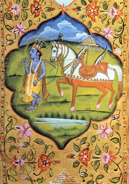 Framed Print : Kalki, Tenth Avatar of Vishnu