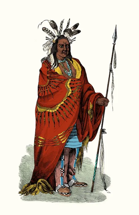 Framed Print : Keokuk, Sauk Indian Chief