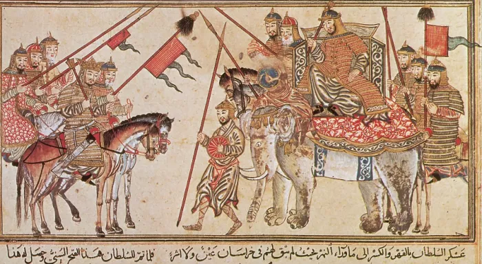 Framed Print : Khan Leader Surrenders to Sultan Mahmud of Ghanza, 11th Century Framed Print : Khan Leader Surrenders to Sultan Mahmud of Ghanza, 11th Century