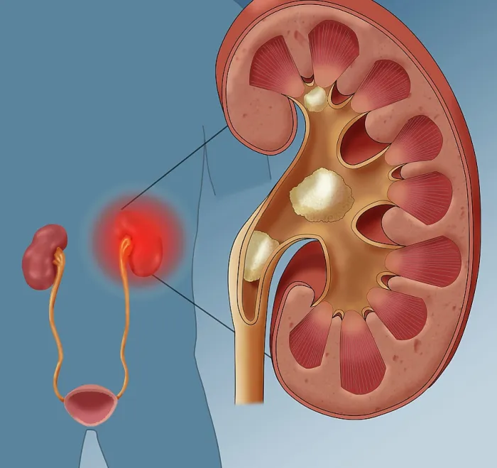 Framed Print : Kidney Stone Pain, Illustration Framed Print : Kidney Stone Pain, Illustration