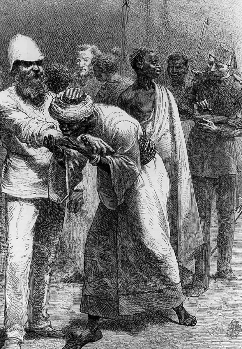Framed Print : King Riouga and Samuel Baker, 1869 Framed Print : King Riouga and Samuel Baker, 1869
