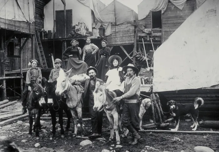 Framed Print : Klondike Gold Rush, 1898