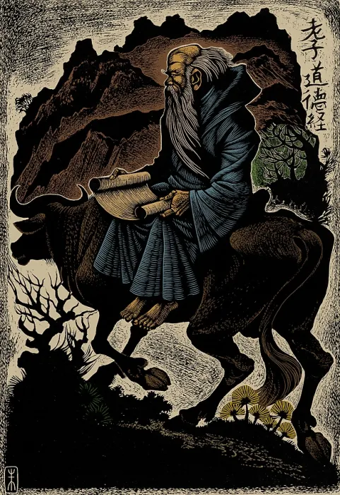 Framed Print : Laozi, Ancient Chinese Philosopher Framed Print : Laozi, Ancient Chinese Philosopher