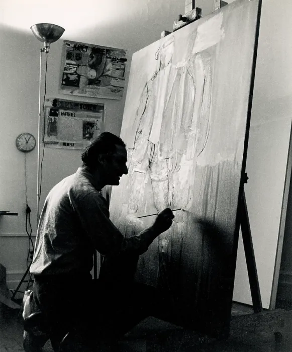 Framed Print : Larry Rivers in His Studio, 1964 Framed Print : Larry Rivers in His Studio, 1964