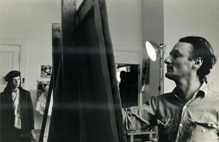 Framed Print : Larry Rivers in His Studio, 1964 Framed Print : Larry Rivers in His Studio, 1964